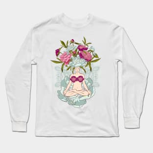 Yoga Flowers #2 Long Sleeve T-Shirt